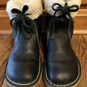 Duckfeet Arhus Pebbled Black Leather Wool Lined  Boots 38 - OFFERS WELCOME!